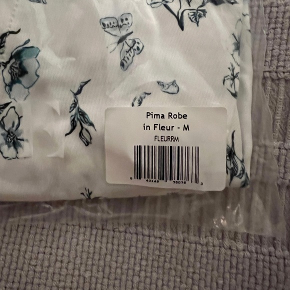 NWT Lake Pajamas Robe in Fleur - Picture 5 of 5